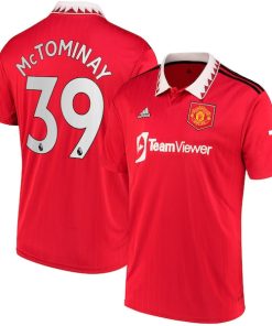 Scott McTominay Manchester United adidas 2022/23 Home Replica Player Jersey - Red