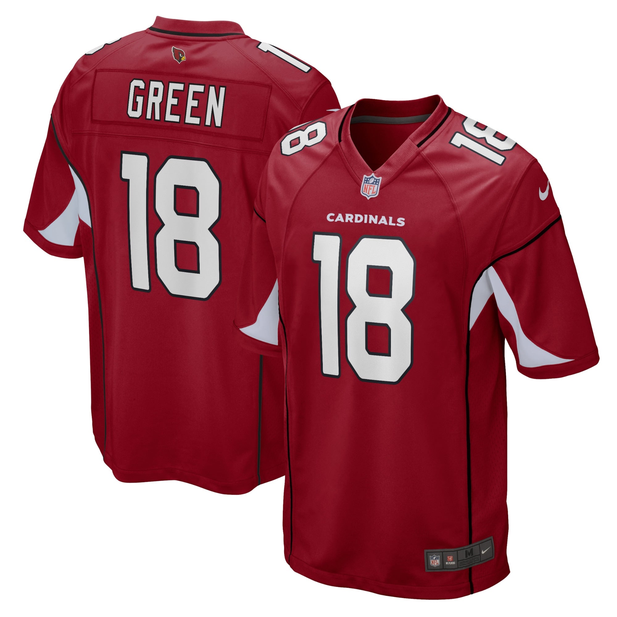 A.J. Green Arizona Cardinals Nike Game Jersey - Black/Cardinal - Image 6