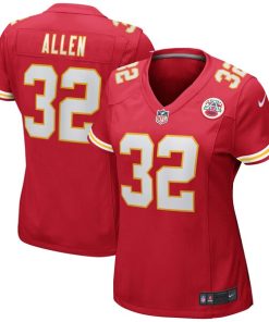 Marcus Allen Kansas City Chiefs Nike Women's Game Retired Player Jersey - Red