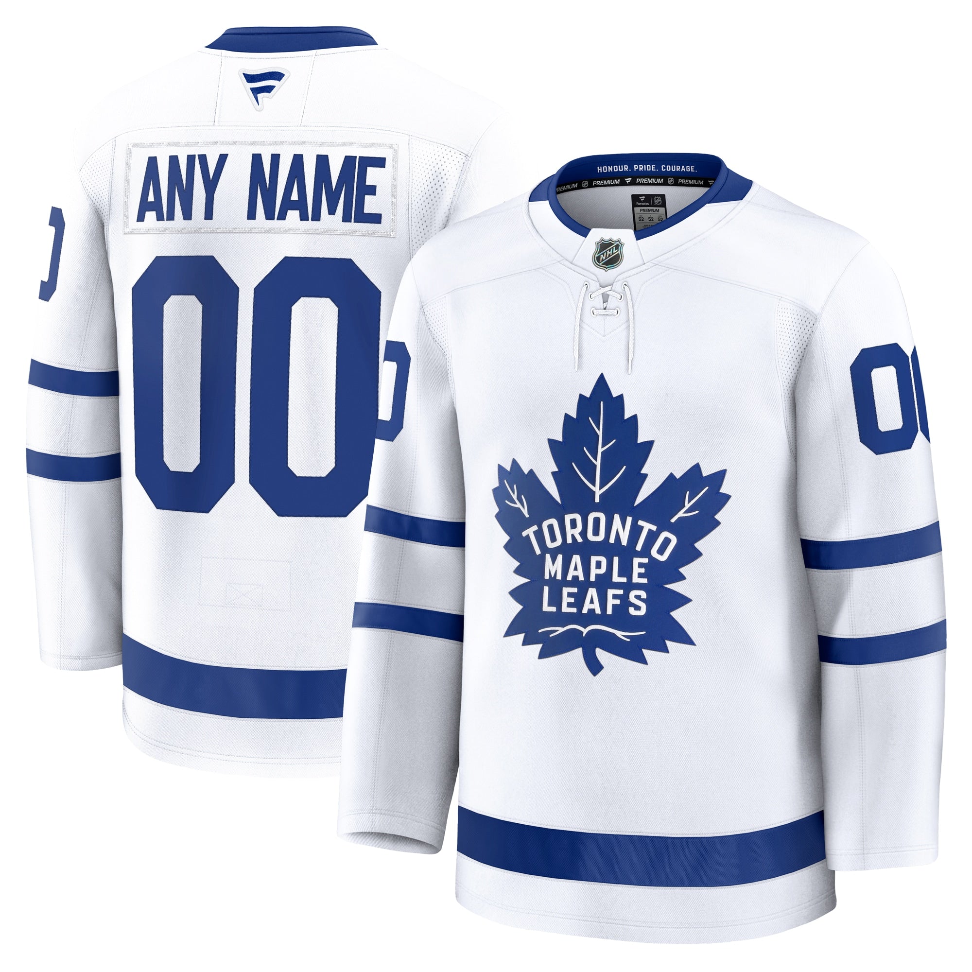Toronto Maple Leafs Home Premium Custom Jersey - Blue/Black/White - Image 12