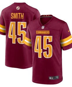 Kaden Smith Washington Commanders Nike Team Game Jersey - Burgundy