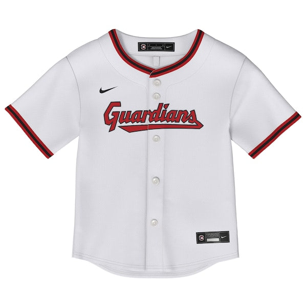 Jose Ramirez Cleveland Guardians Nike Toddler Home Replica 2.0 Player Jersey - White - Image 2