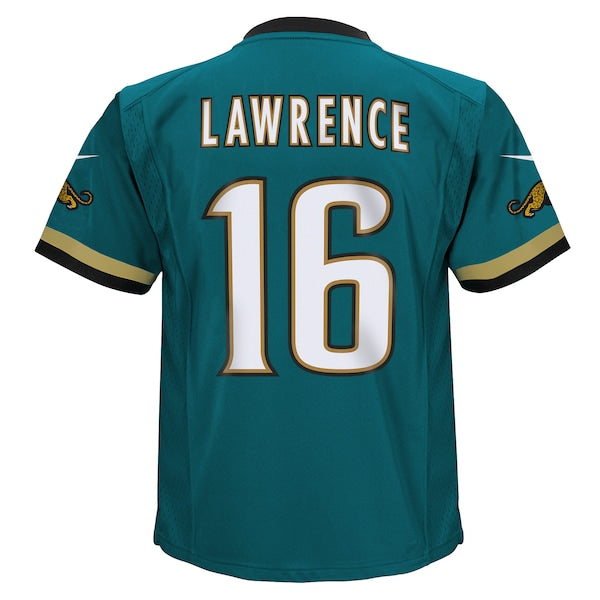 Trevor Lawrence Jacksonville Jaguars Nike Toddler Prowler Throwback Player Game Jersey - Teal - Image 3