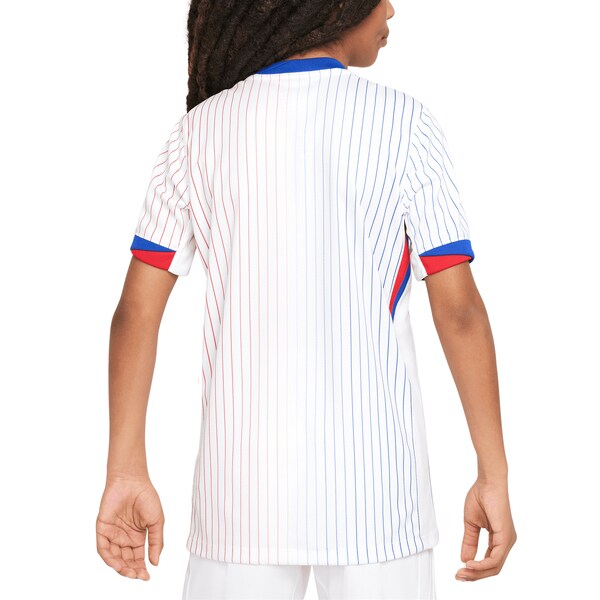 France National Team Nike Youth 2024 Away Replica Blank Jersey - White - Image 8