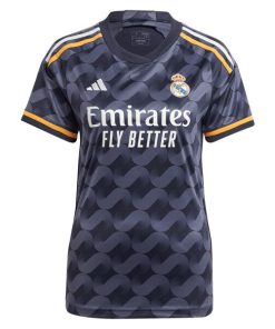 Alternative view of Los Merengues adidas Women's 2023/24 Away Replica Custom Jersey - Navy