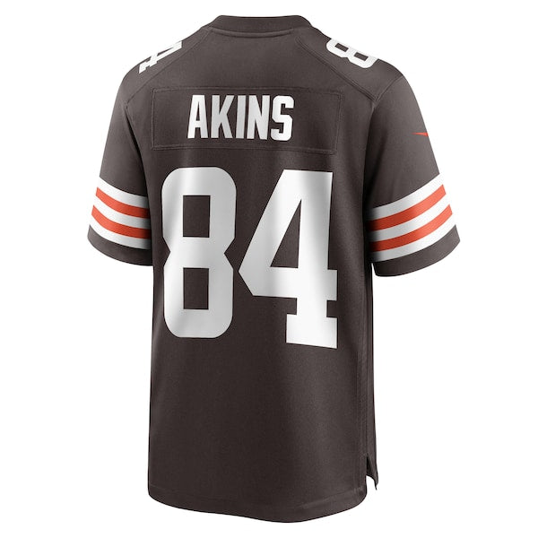 Jordan Akins Cleveland Browns Nike Game Player Jersey - Brown - Image 3