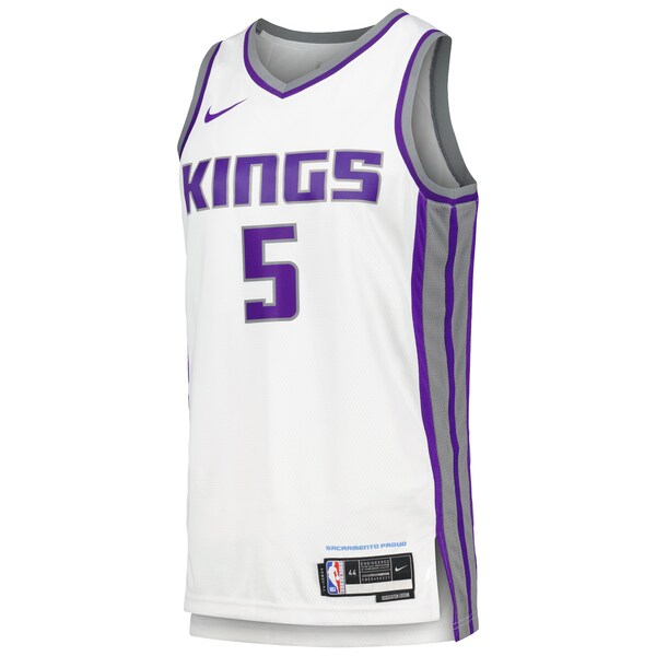 De'Aaron Fox Sacramento Kings Nike Swingman Player Jersey - Association Edition - White - Image 2