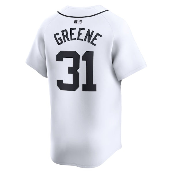 Riley Greene Detroit Tigers Nike Home Limited Player Jersey - White - Image 3