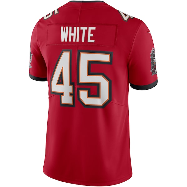 Devin White Tampa Bay Buccaneers Nike Vapor Limited Jersey - Red/Pewter - Image 4