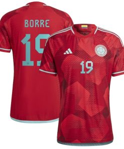 Rafael Borr¨¦ Colombia National Team adidas 2022/23 Away Authentic Player Jersey - Red