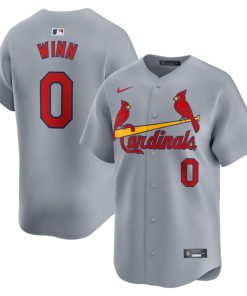 Masyn Winn St. Louis Cardinals Nike Away Limited Player Jersey - Gray/White