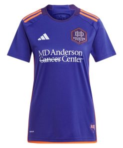 Alternative view of Erik Sviatchenko Houston Dynamo FC adidas Women's 2024 Still Holdin' Replica Player Jersey?¨C Purple