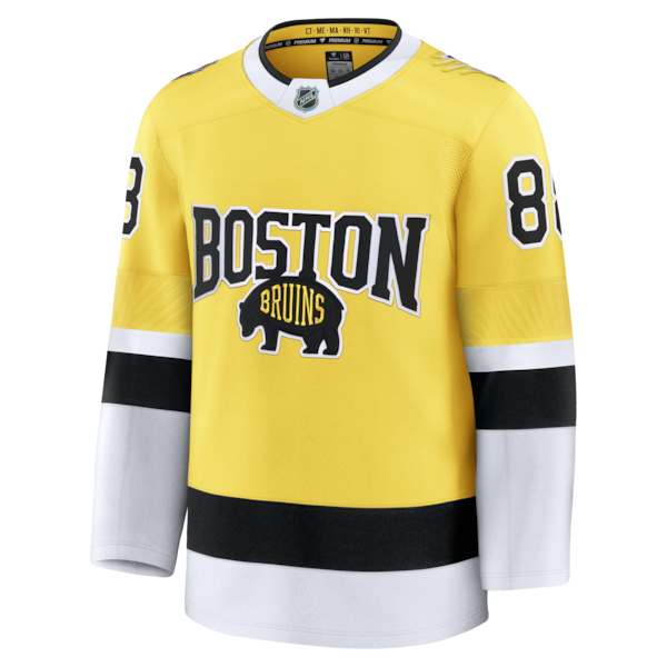 David Pastrnak Boston Bruins 2026 NHL Stadium Series Premium Jersey - Gold - Image 2
