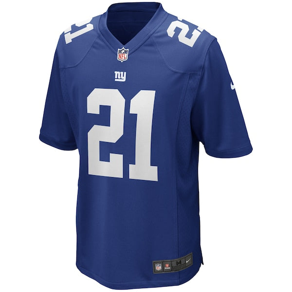 Tiki Barber New York Giants Nike Game Retired Player Jersey - Royal - Image 2