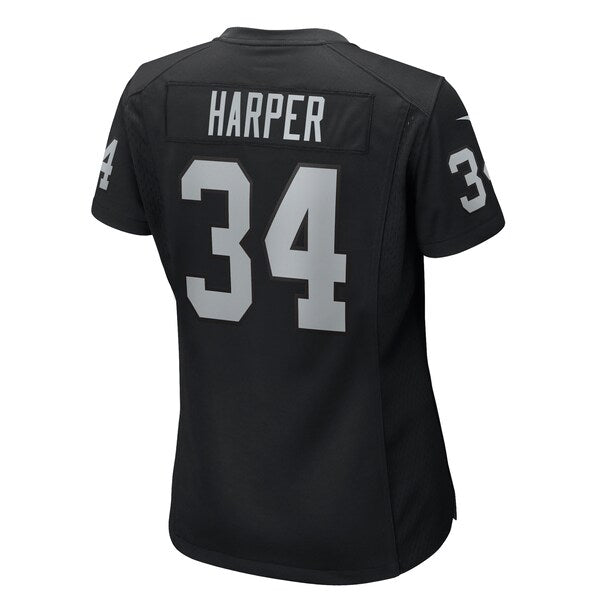 Thomas Harper Las Vegas Raiders Nike Women's Game Jersey - Black - Image 3