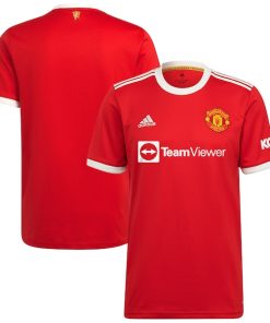Manchester United adidas 2021/22 Home Replica Jersey - Red