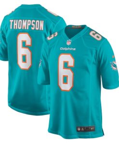 Skylar Thompson Miami Dolphins Nike Team Game Jersey -  Aqua