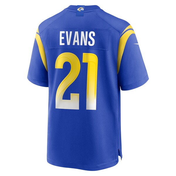 Zach Evans Los Angeles Rams Nike Home Game Jersey - Royal - Image 3