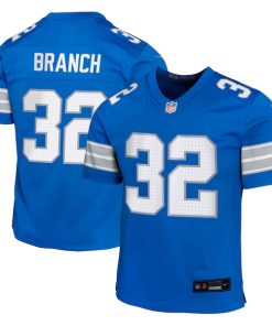 Brian Branch Detroit Lions Nike Youth Team Player Game Jersey - Blue