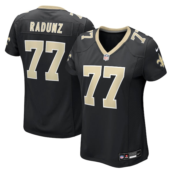 Dillon Radunz New Orleans Saints Nike Women's Team Game Jersey - Black