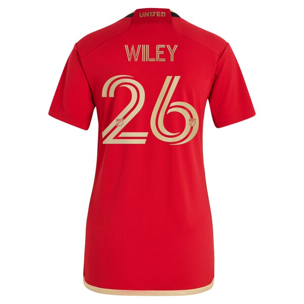 Caleb Wiley Atlanta United FC adidas Women's 2024 The17's Kit Replica Player Jersey - Black/Light Blue - Image 4