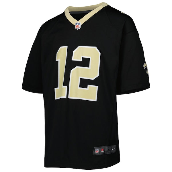Chris Olave New Orleans Saints Nike Youth Game Jersey - Black - Image 3