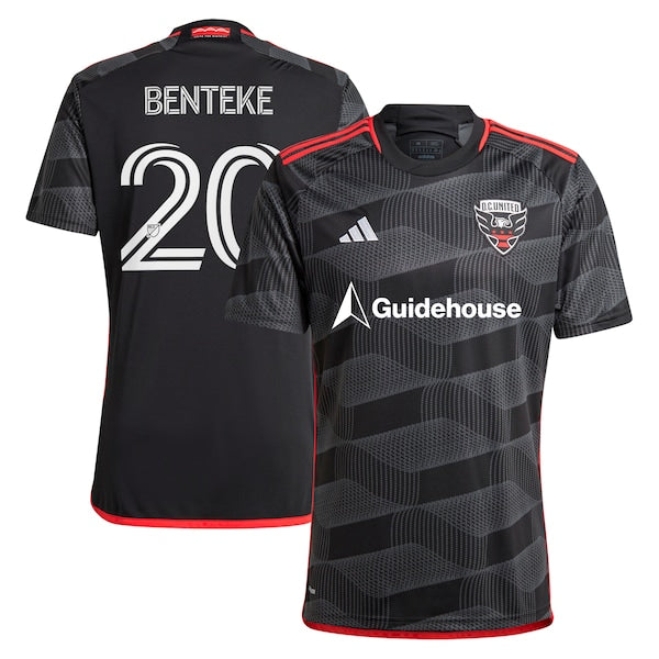 Christian Benteke D.C. United adidas 2024 The Icon Kit Replica Player Jersey?ยจC Black