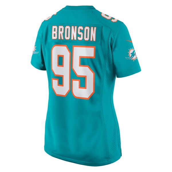 Josiah Bronson Miami Dolphins Nike Women's Home Game Player Jersey - Aqua - Image 3