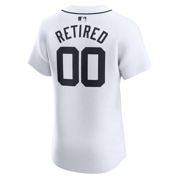 Detroit Tigers Nike Home Elite Pick-A-Player Retired Roster Jersey - White - Image 3