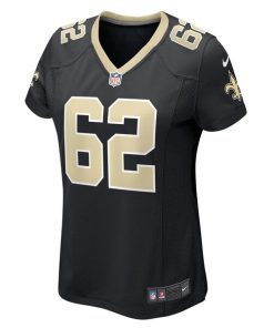 Alternative view of Tommy Kraemer New Orleans Saints Nike Women's Team Game Jersey -  Black