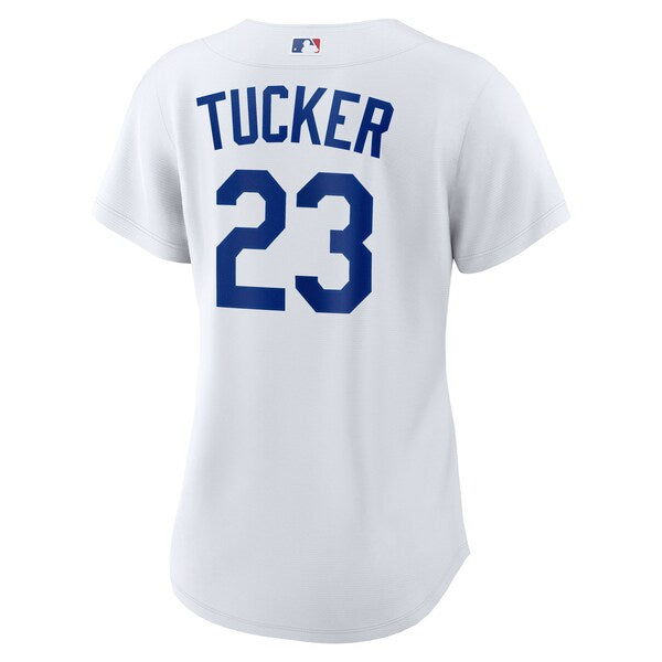 Women's Los Angeles Dodgers Kyle Tucker Nike White Home Replica Jersey - Image 3