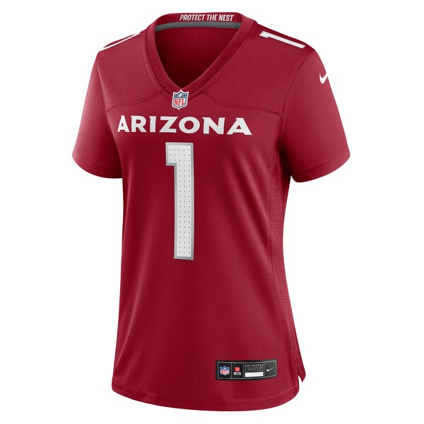 Number 1 Bride Arizona Cardinals Nike Women's Game Jersey - Cardinal - Image 2