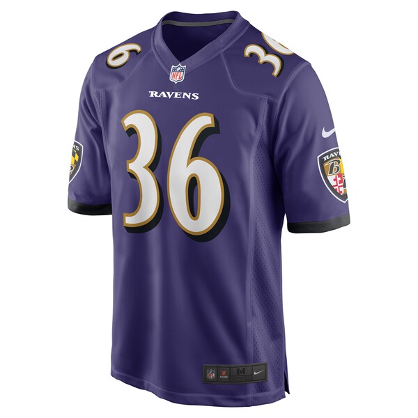 Owen Wright Baltimore Ravens Nike Team Game Jersey - Purple - Image 2