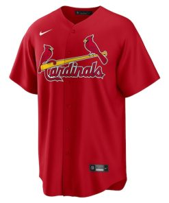 Alternative view of Lars Nootbaar St. Louis Cardinals Nike Big & Tall Alternate Replica Player Jersey - Red