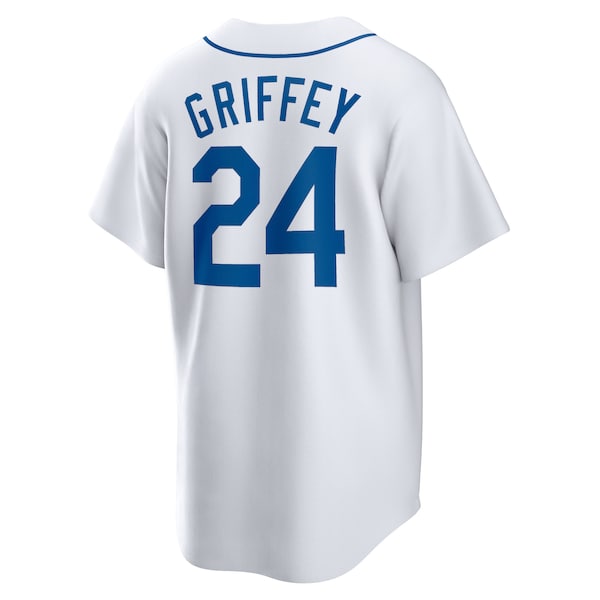 Ken Griffey Jr. Seattle Mariners Nike Home Cooperstown Collection Player Jersey - White - Image 3