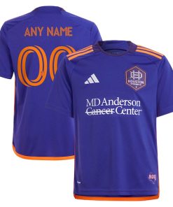 Houston Dynamo FC adidas Youth 2024 Still Holdin' Replica Custom Jersey?¨C Purple