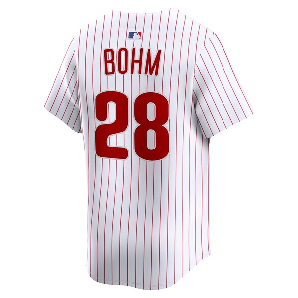 Alec Bohm Philadelphia Phillies Nike Alternate Limited Player Jersey - White - Image 3