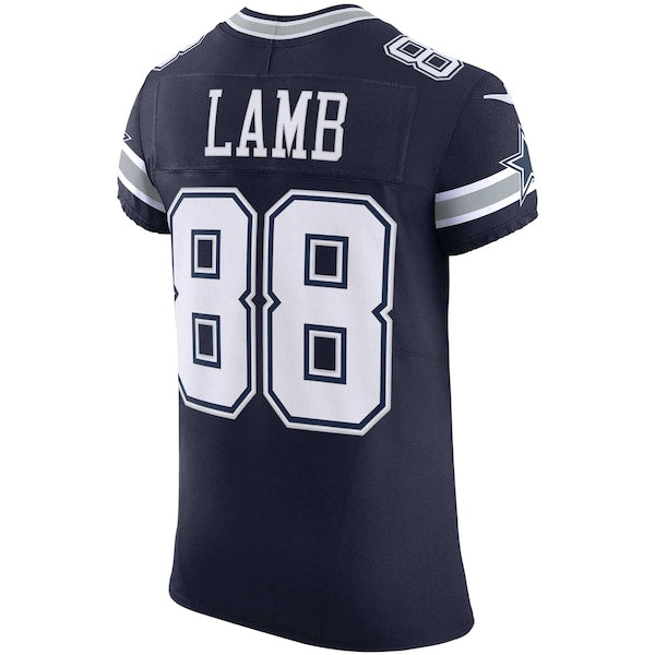 CeeDee Lamb Dallas Cowboys Nike Vapor F.U.S.E. Elite Jersey - Navy - Image 3