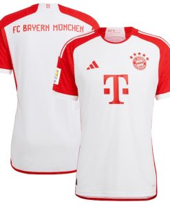 Bayern Munich adidas 2023/24 Home Patch Authentic Jersey - White
