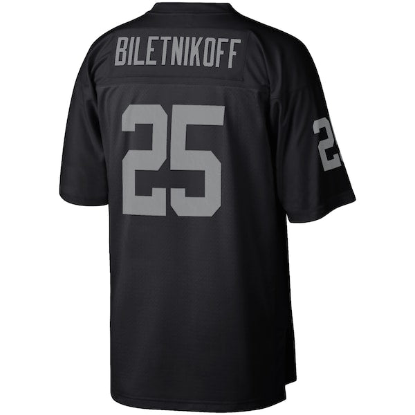Fred Biletnikoff Las Vegas Raiders Retired Player Legacy Replica Jersey - Black - Image 3