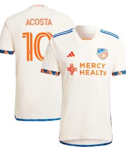 Luciano Acosta FC Cincinnati adidas 2024 The Canvas Kit Replica Player Jersey - White