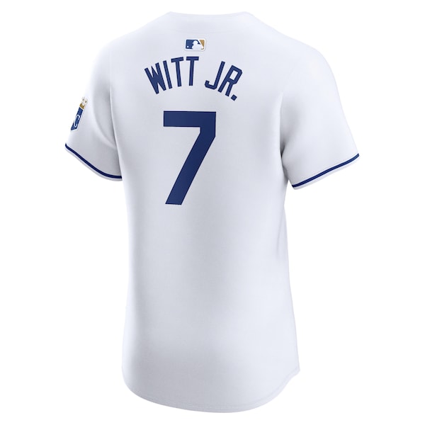 Bobby Witt Jr. Kansas City Royals Nike Home Elite Player Jersey - White - Image 3