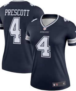 Dak Prescott Dallas Cowboys Nike Women's Legend Player Jersey - Navy/White