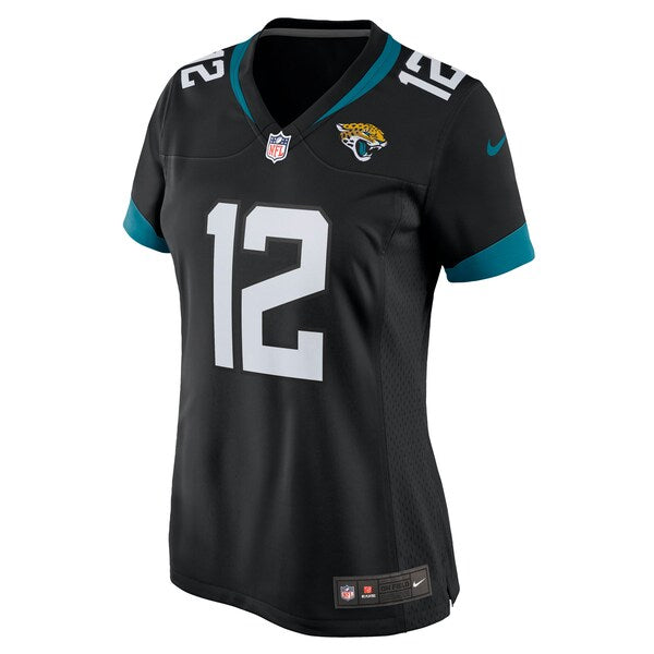 Travis Hunter Jacksonville Jaguars Nike Women's Alternate Game Jersey - Black/Teal/White - Image 3