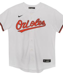 Alternative view of Gunnar Henderson Baltimore Orioles Nike Preschool Home Game Jersey - White
