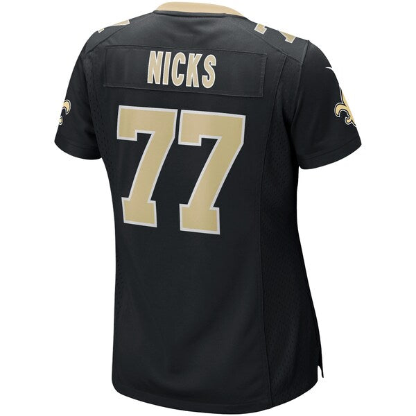Carl Nicks New Orleans Saints Nike Women's Game Retired Player Jersey - Black - Image 3