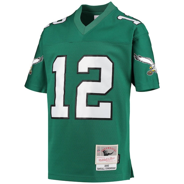 Randall Cunningham Philadelphia Eagles Youth 1990 Retired Player Legacy Jersey - Kelly Green - Image 2