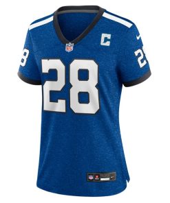 Alternative view of Marshall Faulk Indianapolis Colts Nike Women's Indiana Nights Alternate Game Jersey - Royal