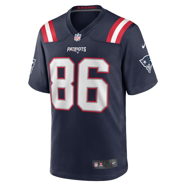 Lynn Bowden Jr. New England Patriots Nike Home Game Player Jersey - Navy - Image 2