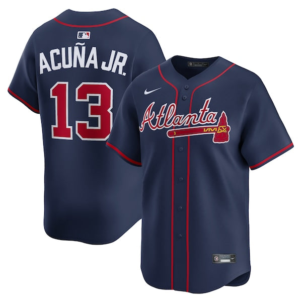 Ronald Acu?a Jr. Atlanta Braves Nike Alternate Limited Jersey - Navy